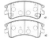 тормозная кладка Brake Pad:G2YS-33-23Z