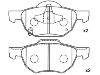 刹车片 Brake Pad:45022-SEA-E01